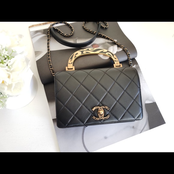 CHANEL Handbags - Chanel Most Wanted Princess Enamel Calfskin Bag